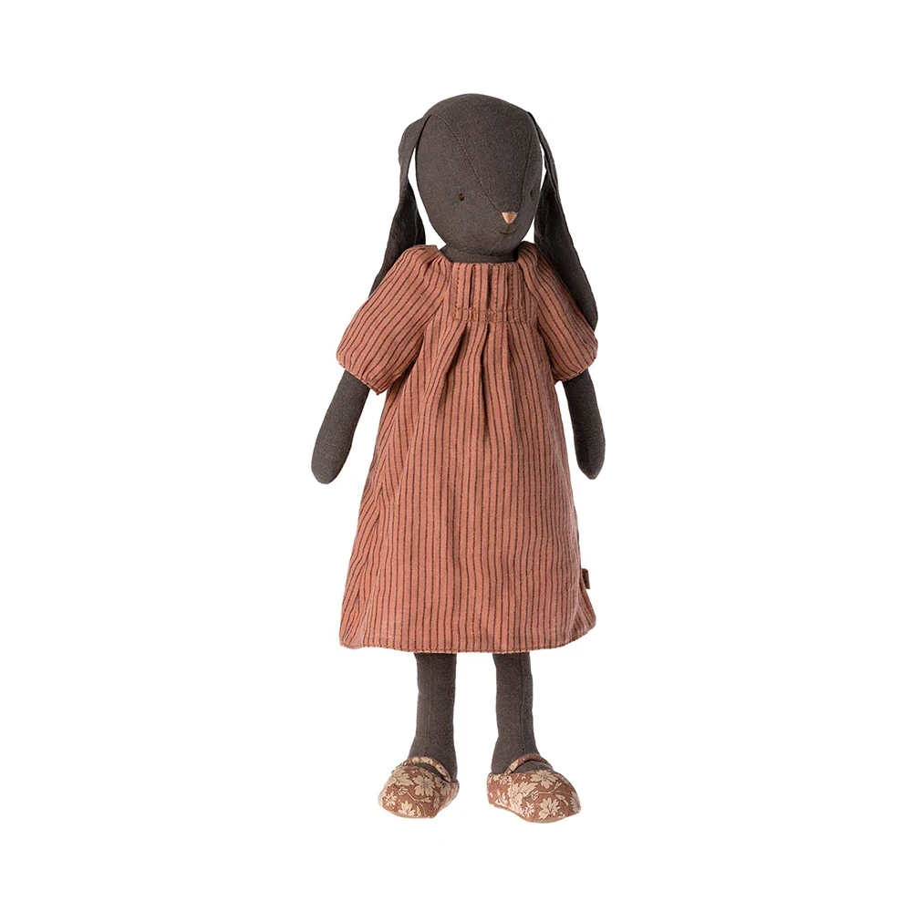 6170-Bunny-Chocolate-Maileg-Chocolate-Tamanho-3-Vestido-Riscas-1